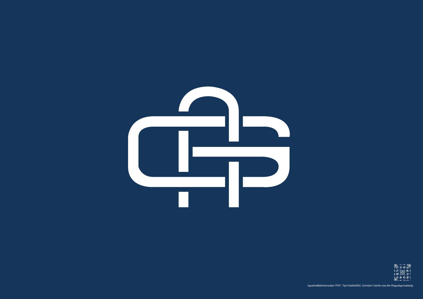 Tipografía 1 - Monograma Vectorial